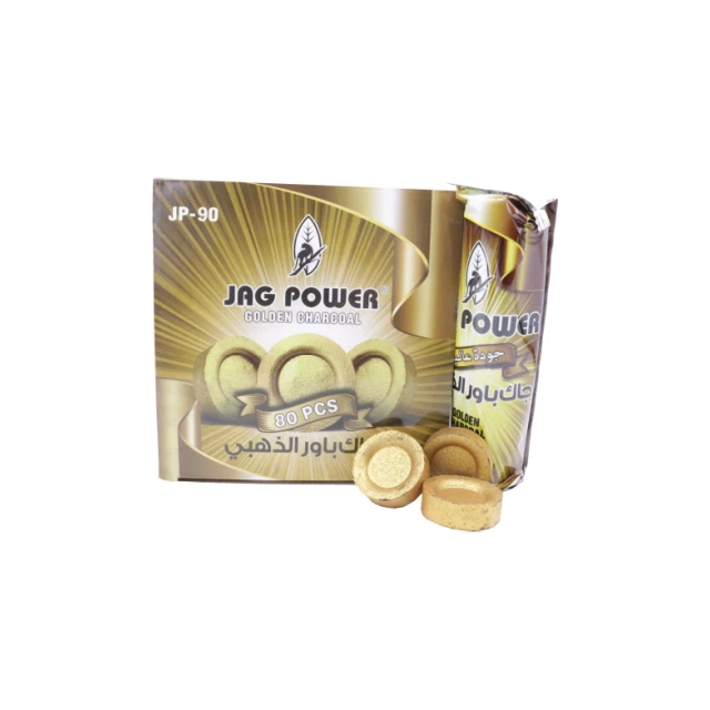 زغال قلیان گرد طلایی